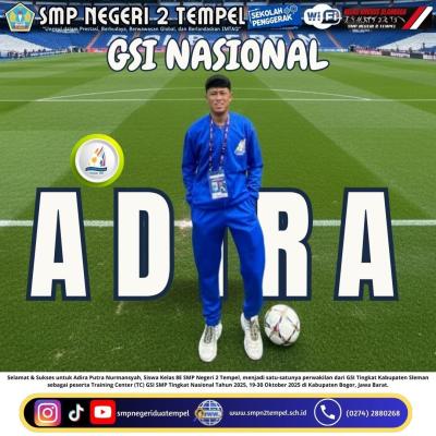Adira Putra Nurmansyah Wakili Sleman di Ajang GSI Nasional 2025!